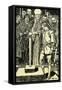 King Arthur's Knights-Walter Crane-Framed Stretched Canvas