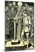 King Arthur's Knights-Walter Crane-Mounted Giclee Print
