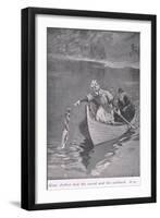 King Arthur Took the Sword and the Scabbard-William Henry Margetson-Framed Giclee Print