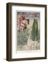 King Arthur (With Merlin by His Side) Asks the Lady of the Lake for Excalibur-null-Framed Photographic Print