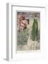 King Arthur (With Merlin by His Side) Asks the Lady of the Lake for Excalibur-null-Framed Photographic Print