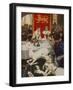King Arthurs Wedding Feast, 1905 watercolor-Arthur Rackham-Framed Giclee Print