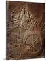 King Ashurbanipal on his Chariot, Assyrian Reliefwork, from Palace at Nineveh, 650 BC-null-Mounted Photographic Print