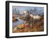 King at Water's Edge-Trevor V. Swanson-Framed Giclee Print