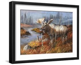 King at Water's Edge-Trevor V. Swanson-Framed Giclee Print