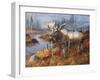 King at Water's Edge-Trevor V. Swanson-Framed Giclee Print