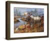 King at Water's Edge-Trevor V. Swanson-Framed Giclee Print