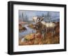 King at Water's Edge-Trevor V. Swanson-Framed Giclee Print