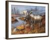 King at Water's Edge-Trevor V. Swanson-Framed Giclee Print