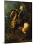 King August III, of Poland as Prince on Horse, C. 1718-Louis Silvestre-Mounted Giclee Print