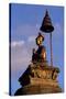 King Bupatindra Mala Statue in Bhaktapur (Or Bhadgaon), Kathmandu Valley, Nepal-null-Stretched Canvas