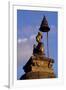 King Bupatindra Mala Statue in Bhaktapur (Or Bhadgaon), Kathmandu Valley, Nepal-null-Framed Photographic Print