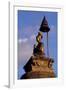 King Bupatindra Mala Statue in Bhaktapur (Or Bhadgaon), Kathmandu Valley, Nepal-null-Framed Photographic Print