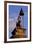 King Bupatindra Mala Statue in Bhaktapur (Or Bhadgaon), Kathmandu Valley, Nepal-null-Framed Photographic Print