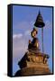 King Bupatindra Mala Statue in Bhaktapur (Or Bhadgaon), Kathmandu Valley, Nepal-null-Framed Stretched Canvas