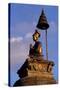 King Bupatindra Mala Statue in Bhaktapur (Or Bhadgaon), Kathmandu Valley, Nepal-null-Stretched Canvas