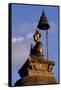 King Bupatindra Mala Statue in Bhaktapur (Or Bhadgaon), Kathmandu Valley, Nepal-null-Framed Stretched Canvas