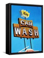 King Car Wash-Clayton Rabo-Framed Stretched Canvas