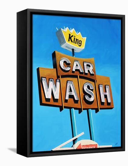 King Car Wash-Clayton Rabo-Framed Stretched Canvas