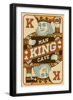 King Card-Lantern Press-Framed Art Print