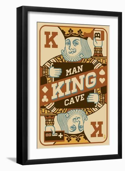 King Card-Lantern Press-Framed Art Print