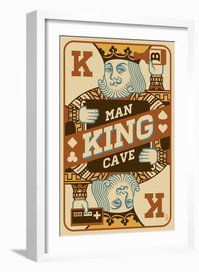 King Card-Lantern Press-Framed Art Print