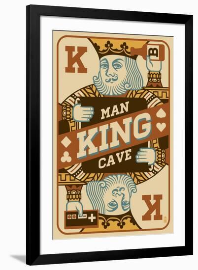 King Card-Lantern Press-Framed Art Print