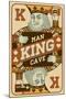 King Card-Lantern Press-Mounted Art Print
