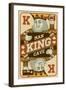 King Card-Lantern Press-Framed Art Print