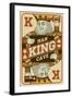 King Card-Lantern Press-Framed Art Print