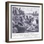 King Ceadwalla Attacking the Isle of Wight Ad686, 1920's-Ernest Prater-Framed Giclee Print