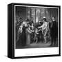 King Charles I (1600-164) and His Children-null-Framed Stretched Canvas