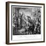 King Charles I (1600-164) Erecting His Standard at Nottingham, 25th August 1642-Tim Bauer-Framed Giclee Print