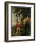 King Charles I (1600-49) of England out Hunting, circa 1635-Sir Anthony Van Dyck-Framed Giclee Print
