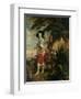 King Charles I (1600-49) of England out Hunting, circa 1635-Sir Anthony Van Dyck-Framed Giclee Print