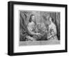 King Charles I and Queen Henrietta Maria, 1634 (1742)-George Vertue-Framed Giclee Print