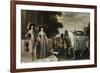 King Charles I and Queen Henrietta Maria Departing for the Chase-Daniel Mytens-Framed Giclee Print