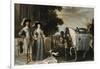 King Charles I and Queen Henrietta Maria Departing for the Chase-Daniel Mytens-Framed Giclee Print