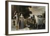 King Charles I and Queen Henrietta Maria Departing for the Chase-Daniel Mytens-Framed Giclee Print