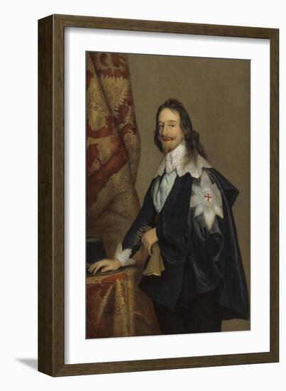 King Charles I-Sir Anthony Van Dyck-Framed Giclee Print