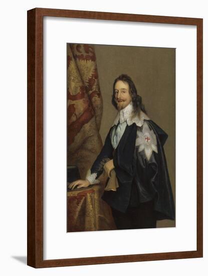 King Charles I-Sir Anthony Van Dyck-Framed Giclee Print