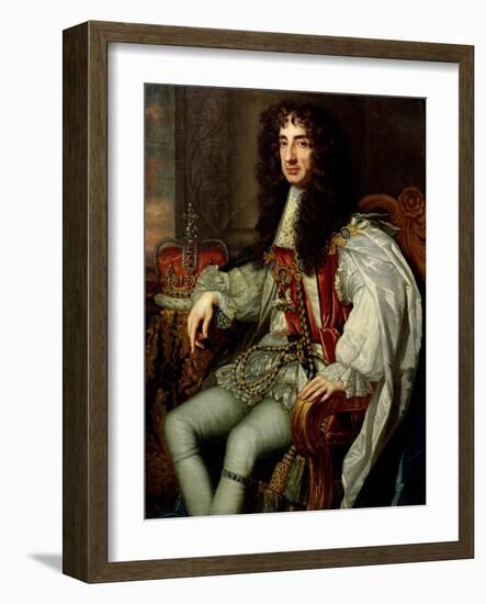 King Charles II (1630-85)-Sir Peter Lely-Framed Giclee Print