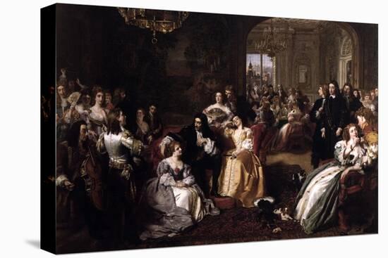 King Charles Ii of England's Last Sunday-William Powell Frith-Stretched Canvas