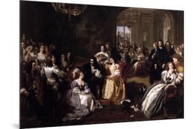 King Charles Ii of England's Last Sunday-William Powell Frith-Mounted Giclee Print