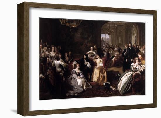 King Charles Ii of England's Last Sunday-William Powell Frith-Framed Giclee Print