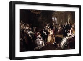 King Charles Ii of England's Last Sunday-William Powell Frith-Framed Giclee Print