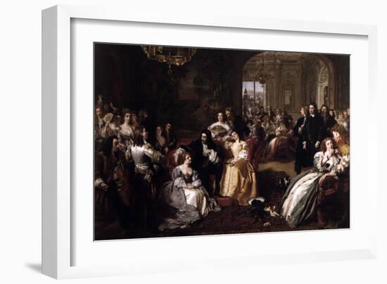 King Charles Ii of England's Last Sunday-William Powell Frith-Framed Giclee Print