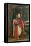 King Charles II of Spain Wearing the Robes of the Order of the Golden Fleece-Don Juan Carreño de Miranda-Framed Stretched Canvas