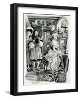 King Charles II Visiting Nell Gwynn in Her Dressing Room-Peter Jackson-Framed Giclee Print