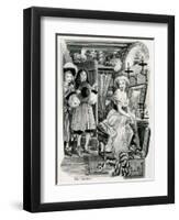 King Charles II Visiting Nell Gwynn in Her Dressing Room-Peter Jackson-Framed Premium Giclee Print